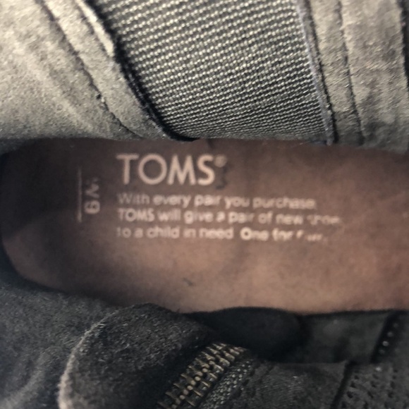 Toms Majorca Suede Perforated Peep Toe Ankle Boots 9 - Picture 9 of 11